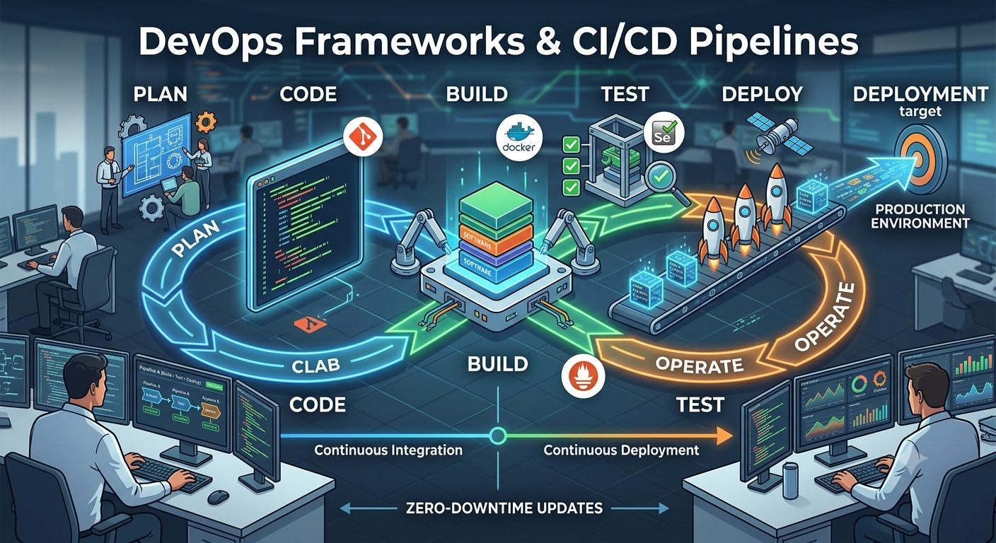 DevOps Frameworks & CI/CD Pipelines